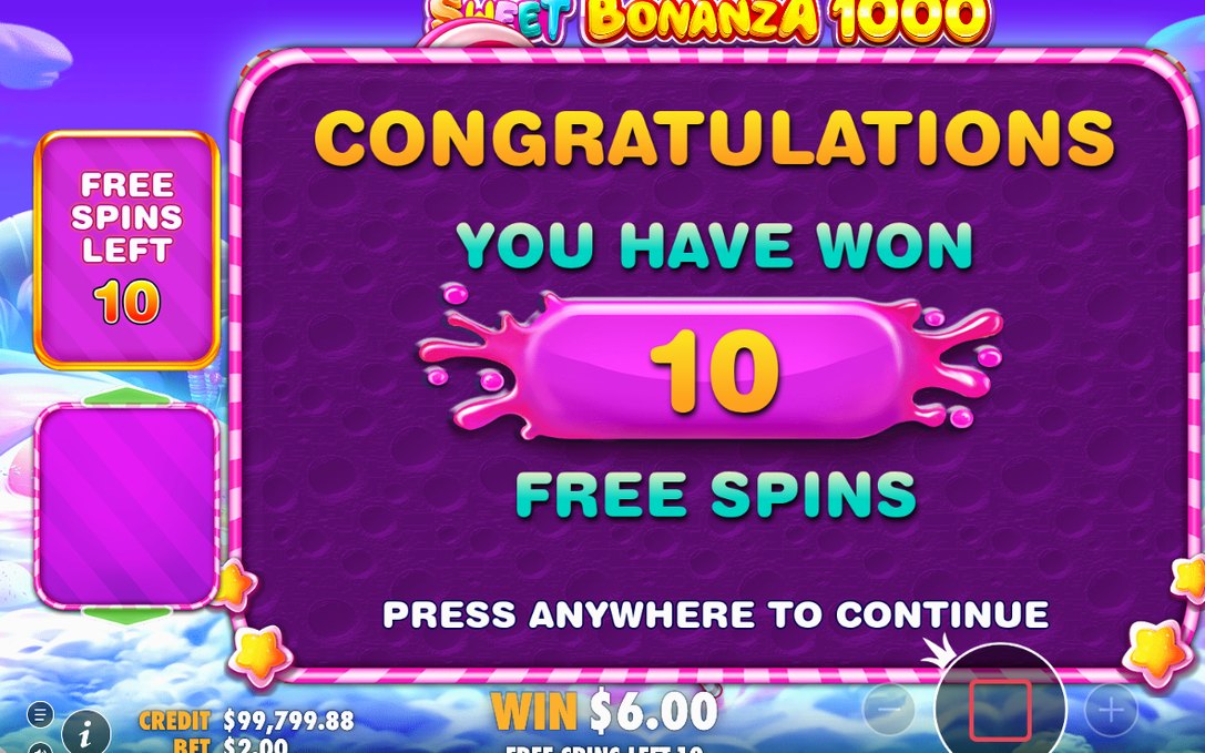 Multiplier bombs land and sum during a spin sequence